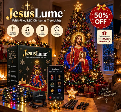 ChristGlow™ — Jesus Tree LED Lights