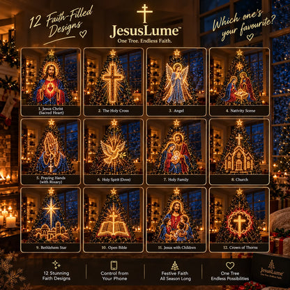ChristGlow™ — Jesus Tree LED Lights